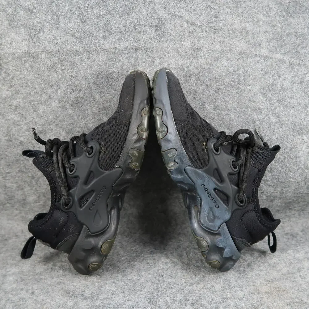 Nike Shoes Kids 2Y React Presto GS Sneakers Black Athletic Trainer Casual Youth